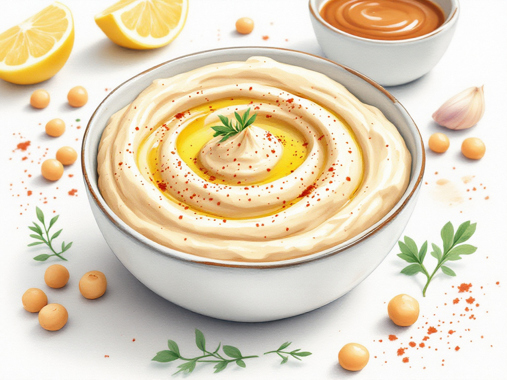 Aquarelle — Houmous